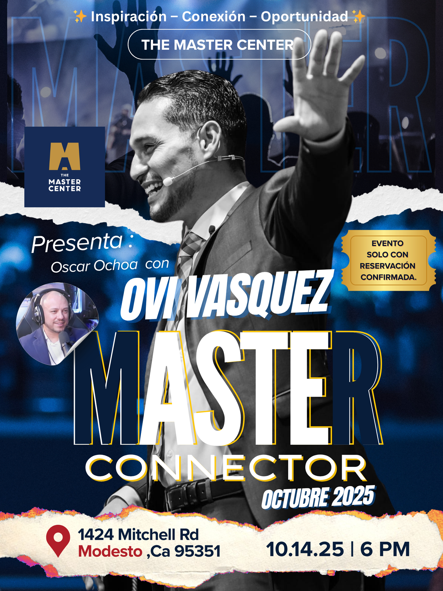 Confirmación de Reservación – Master Connector 2025