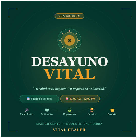 2do Desayuno Vital — Sábado 6 de junio | Modesto, CA